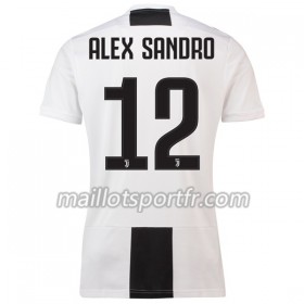 Maillot de Foot Juventus Alex Sandro 12 Domicile 2018/19
